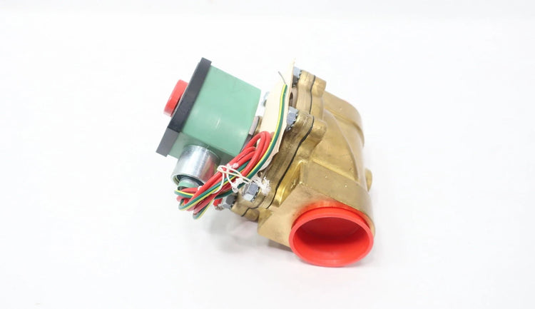 ASCO 8210G056 Pilot-Operated Two-Way Normally Closed Brass Solenoid Valve One and One-Half Inch