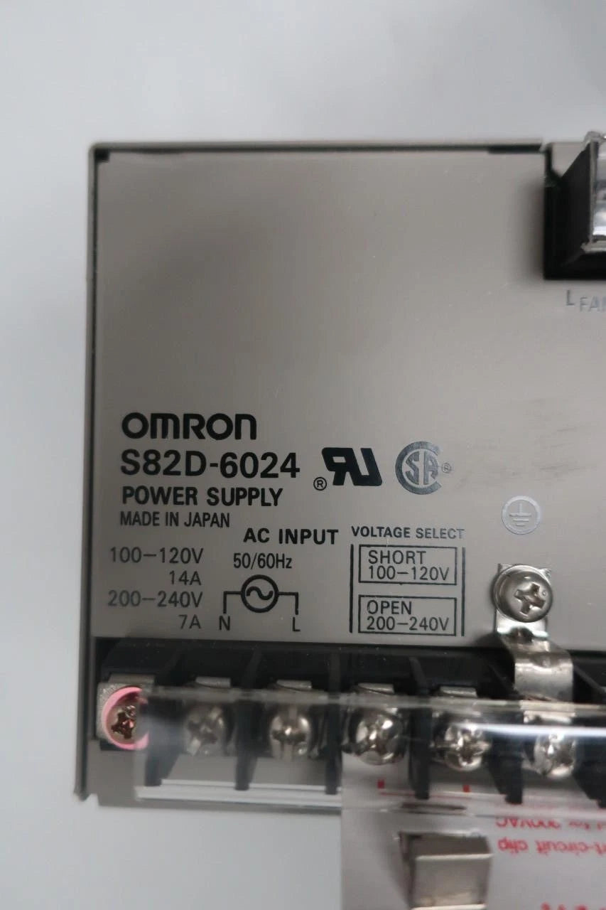 S82D-6024 | Omron 24V DC DIN-Rail Switching Power Supply 60W