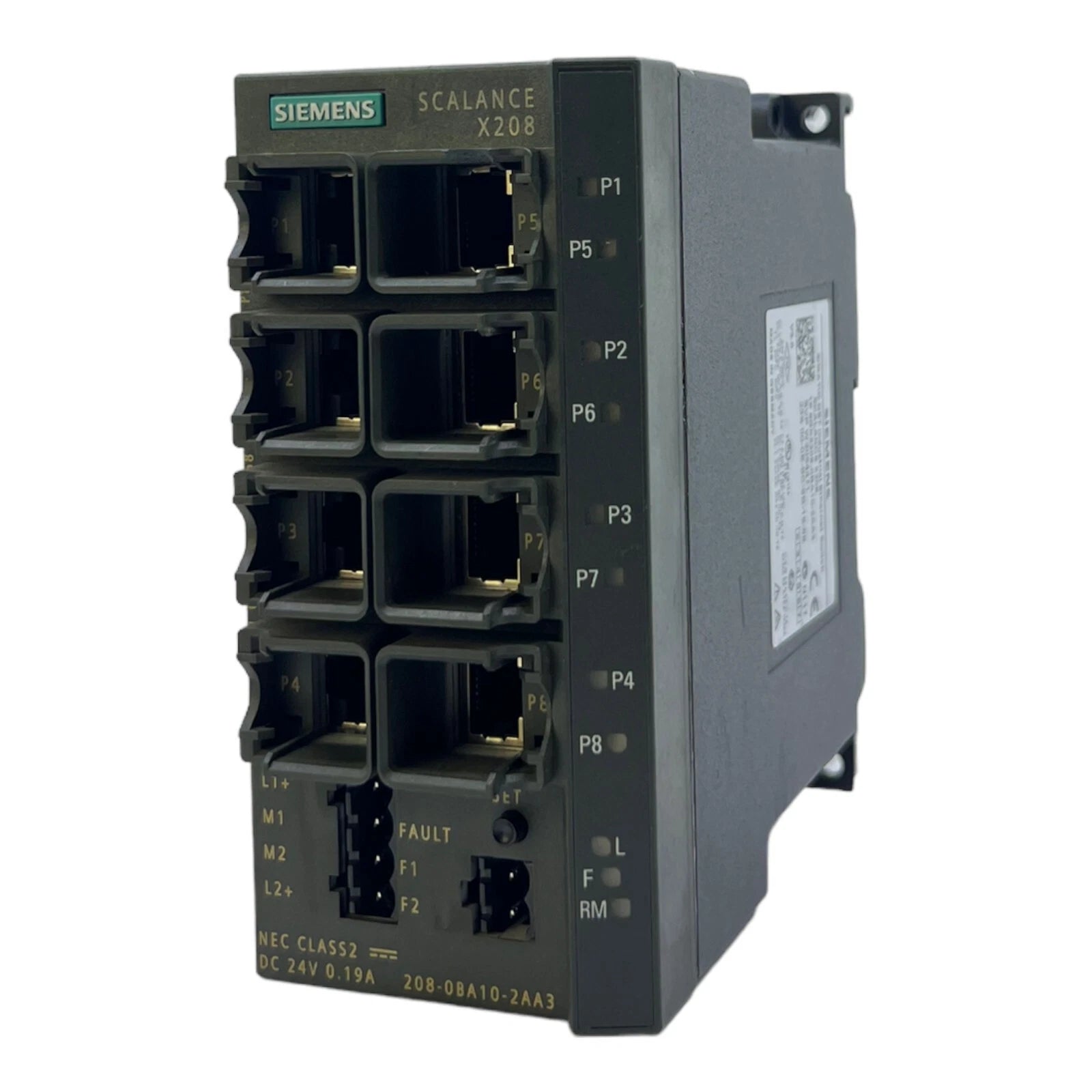 6GK5208-0BA10-2AA3 | Siemens IE Managed Switch, 8-Port
