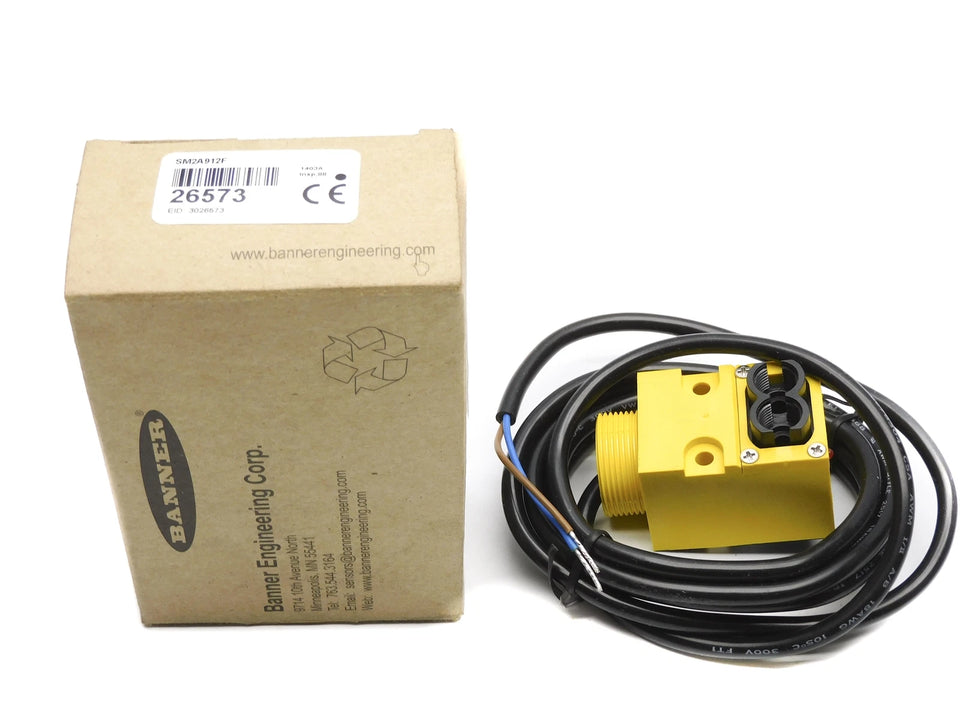 SM2A912F | Banner Engineering Glass Fiber Optic Sensor, 2-Wire SPST SCR