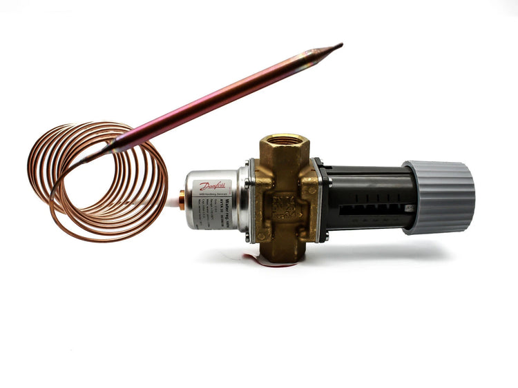 Danfoss 003N0108 AVTA 20 Thermostatic Water Valve with Remote Sensor and 3/4-Inch G Connections