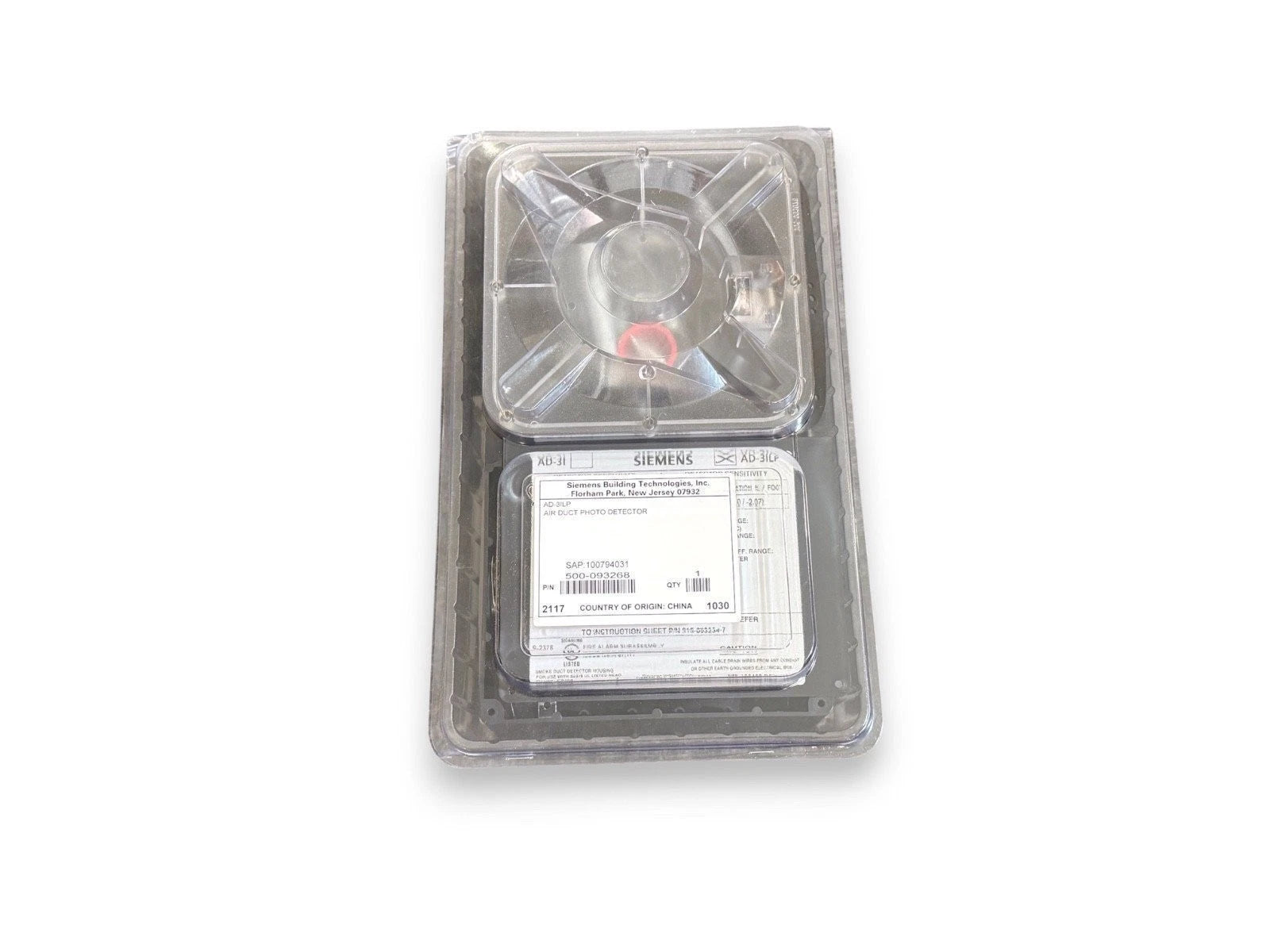 Siemens 500-093268 Air Duct Photoelectric Smoke Detector