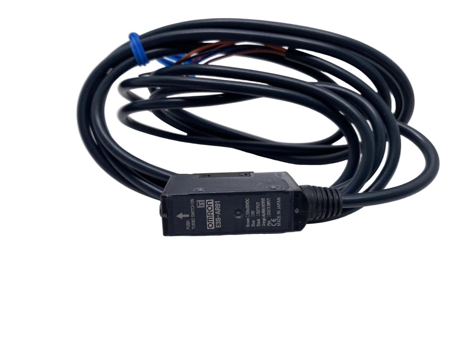 E3S-AR91 | Omron Retroreflective Photoelectric Sensor 2m PNP Light-ON/Dark-ON IP67