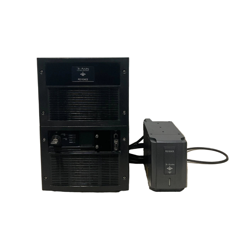 MD-F3100 | Keyence 3-Axis Fiber Laser Marker, 30W, 120×120 mm Marking Area