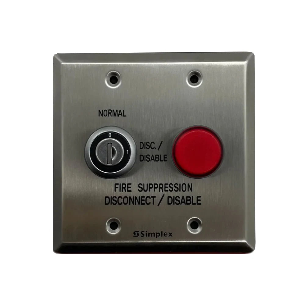 2080-9059 | Simplex Maintenance Switch with Lamp (Flush Mount, Stainless Steel)