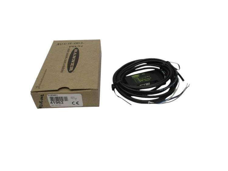 D12EN6FV | Banner Engineering D12 EXPERT Glass Fiber Optic Amplifier