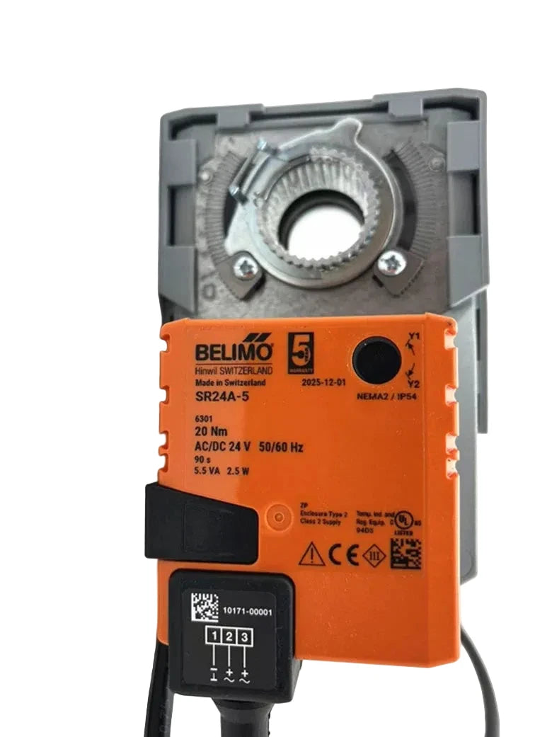 Belimo SR24A-5 20 Nm Rotary Valve Actuator AC/DC 24 V