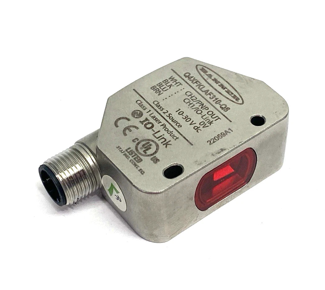 Banner Engineering Q4XFKLAF310-Q8 310 mm Laser Photoelectric Sensor