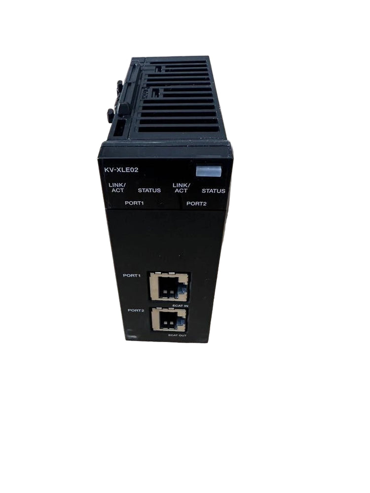 KV-XLE02 | Keyence Dual-Port Ethernet Communication Unit for KV Series PLCs