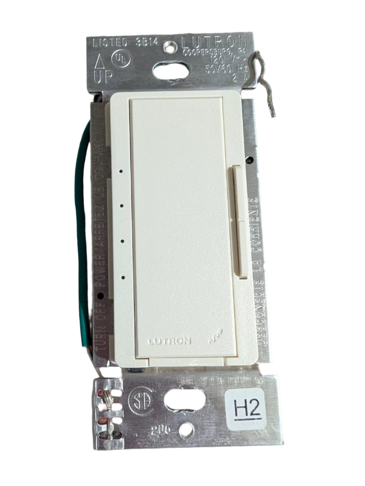 HQRA-2ANF-LA | Lutron HomeWorks Architectural RF Maestro 2 A Fan Speed Control