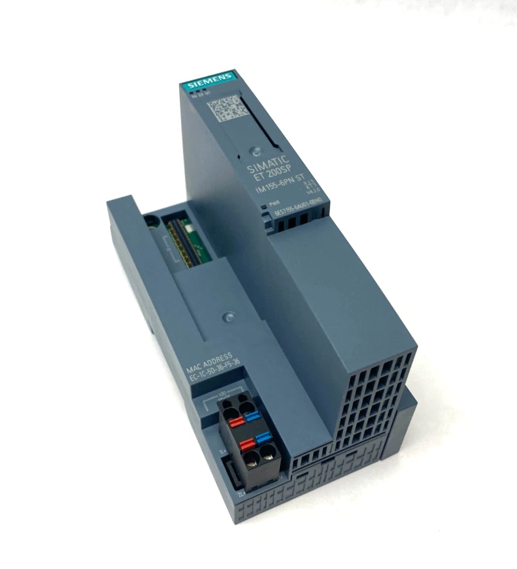 Siemens 6ES7155-6AU01-0BN0 SIMATIC ET 200SP IM 155-6 PN ST PROFINET Interface Module