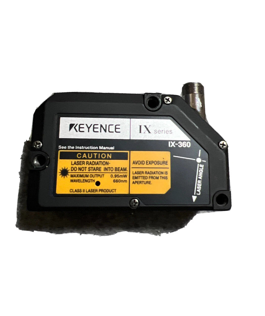 IX-360 | Keyence IX Series Laser Sensor Head, 360 mm Range, 660 nm Red Laser, IP67