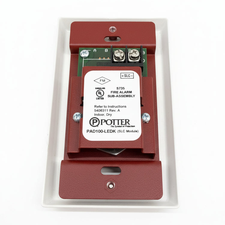 Potter PAD100-LEDK Addressable LED with Key Switch Module