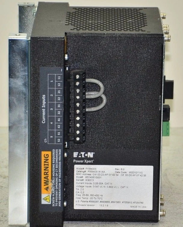 Eaton PXM4051A1AA PXM 4000 Three-Phase Power Monitoring Meter 100–240VAC