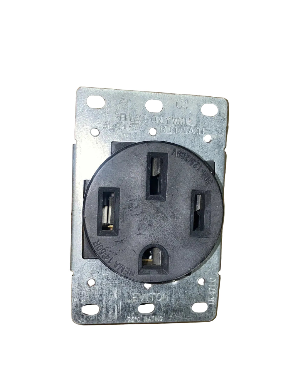 Eagle AL-CU-75-C 50A 250V Straight Blade Plug/Receptacle Electrical Connector