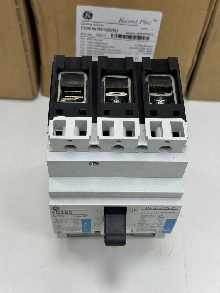 General Electric FDN36TD160GD 3-Pole 160A Molded Case Circuit Breaker 50kA