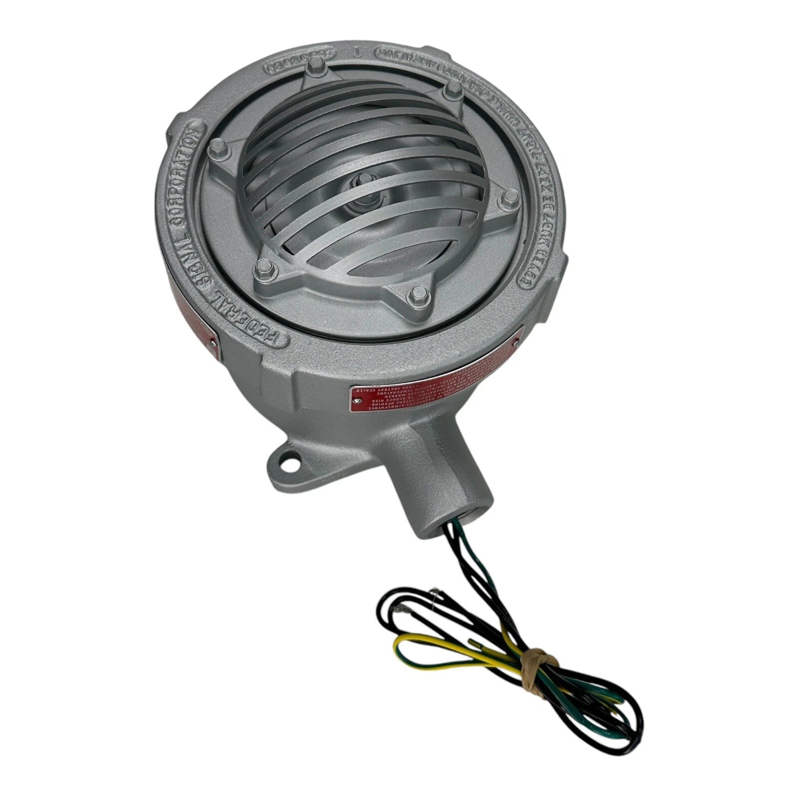 41X-024-1 | Federal Signal 24 VDC Explosion-Proof Vibrating Horn with Grill