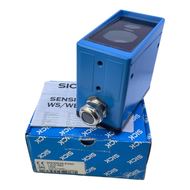 WE45-P250 | SICK Through-Beam Photoelectric Receiver PNP Heated Lens