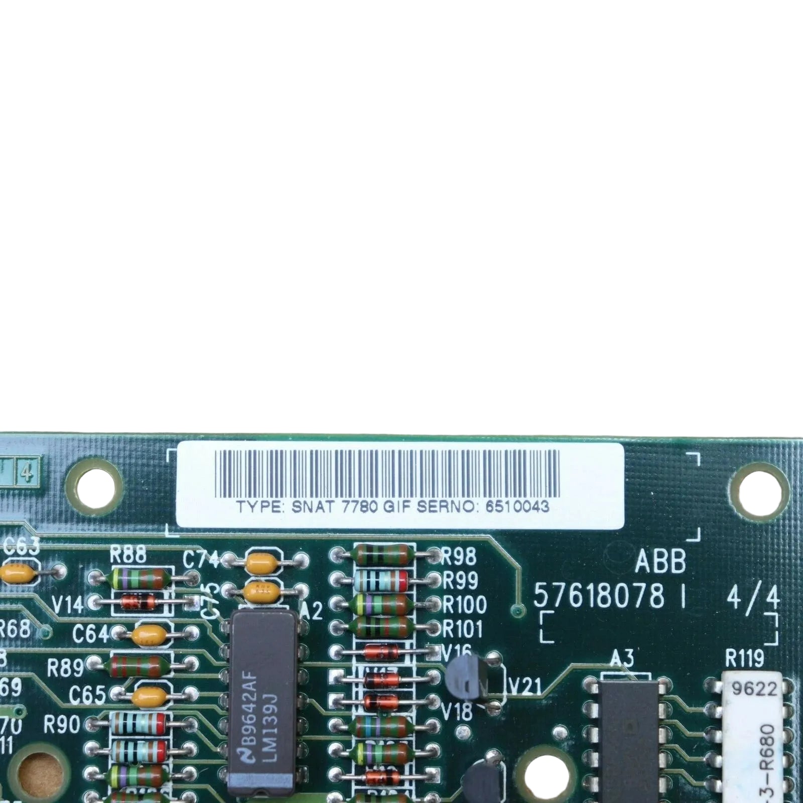 ABB 57618078 SNAT 603 CNT Rev D Industrial Drive Control Board