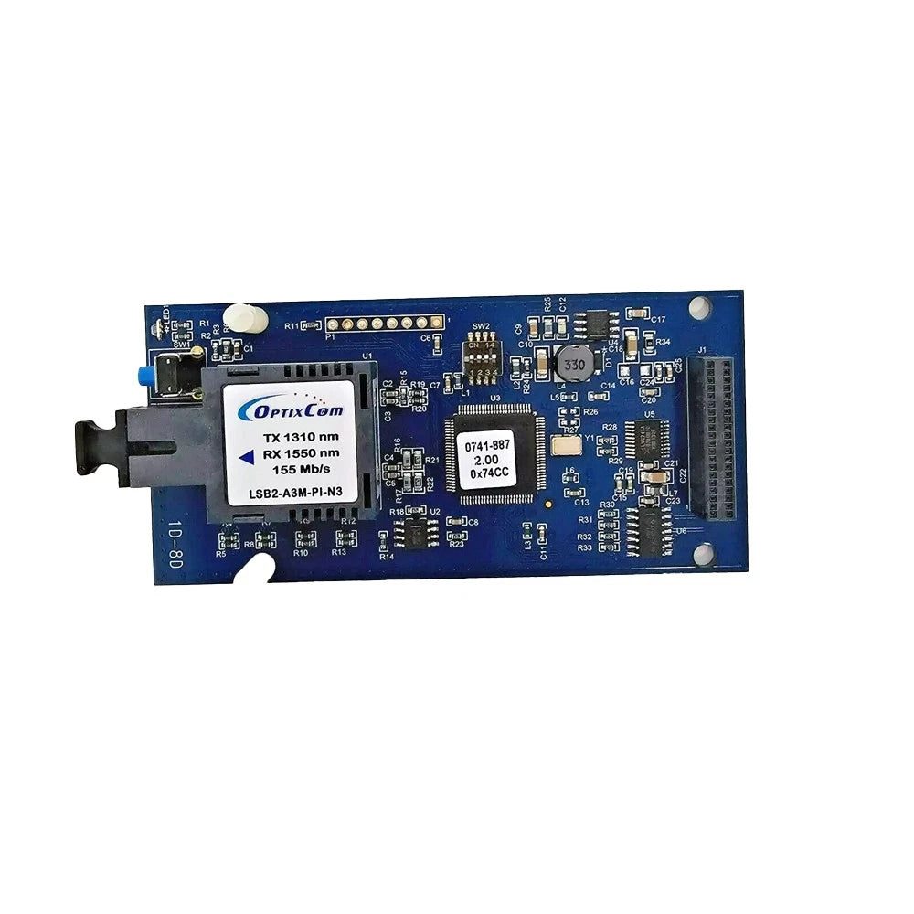 Simplex 4007-6302 4120 Single-Mode Duplex Fiber Media Card