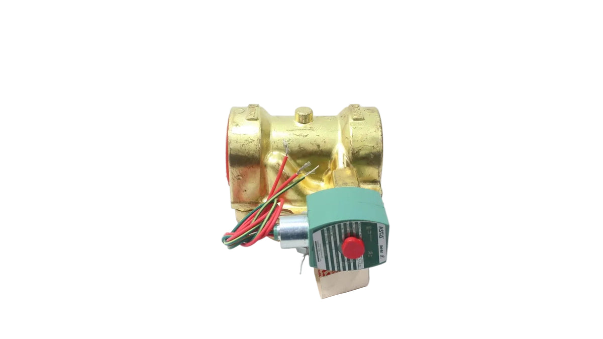 Asco 8220G013 2-Inch Normally Closed Hot Water and Steam Solenoid Valve 120V AC