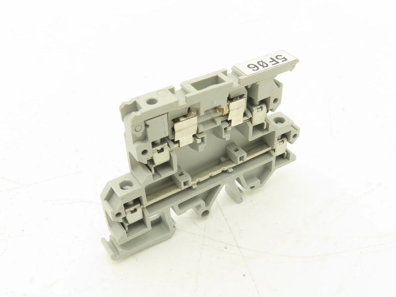 1492-JD3FB | Allen-Bradley two-level screw terminal block with feed-through and hinged fuse circuit