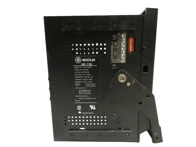 General Electric 735-5-5-HI-485 Feeder Protection Relay with RS485 and Overcurrent Protection