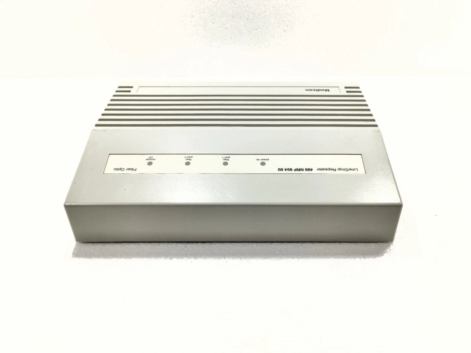 Schneider Electric 490NRP95400 Fiber Optic Repeater RMI Oline 2 Port 240VAC PLC Module