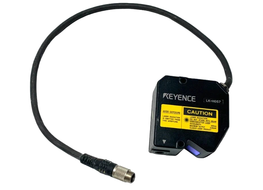 LK-H057 | Keyence Laser Displacement Sensor Head, ±10 mm Range, Red Laser, IP67