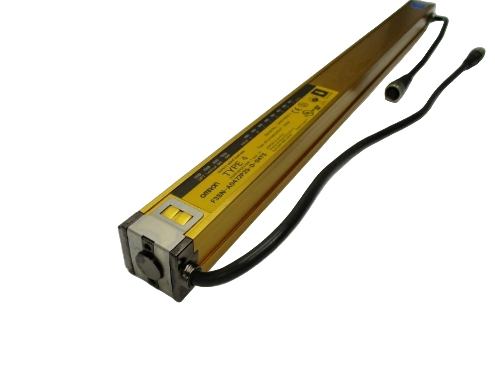 F3SN-A0472P25-D-04TS | Omron Safety Light Curtain, Type 4, 472 mm, 25 mm Resolution, 24 VDC