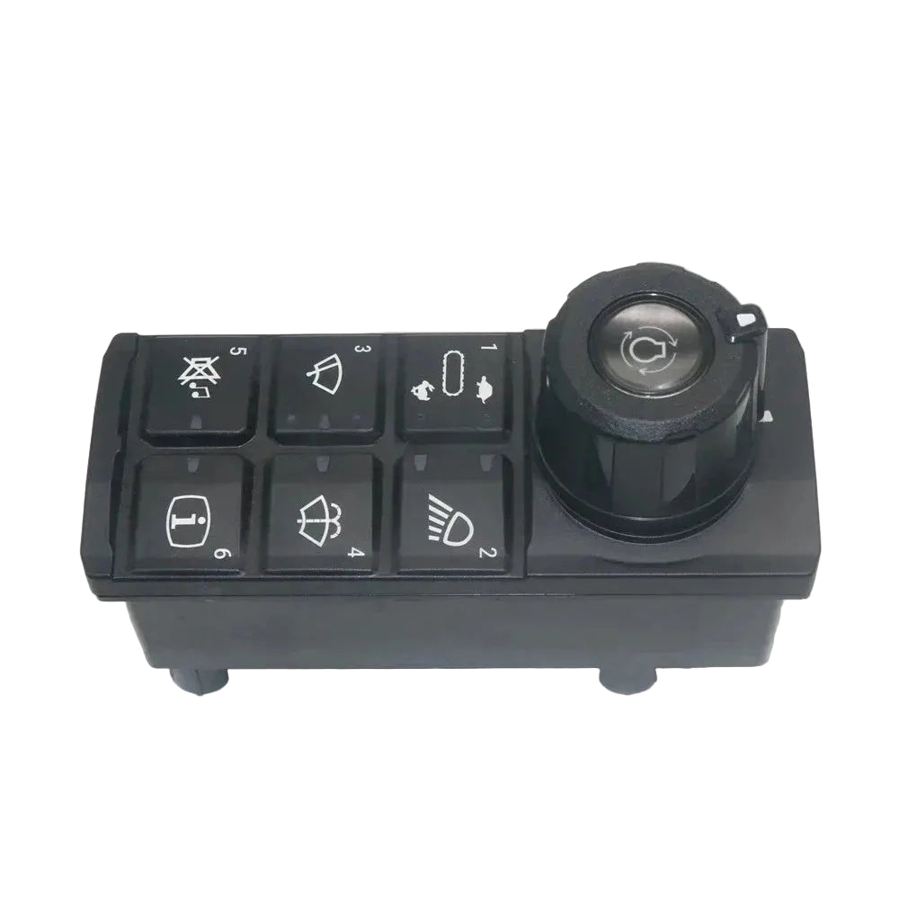 Caterpillar 478-8977 Rotary Dial 6-Button Keypad Module for Heavy Equipment Operator Controls