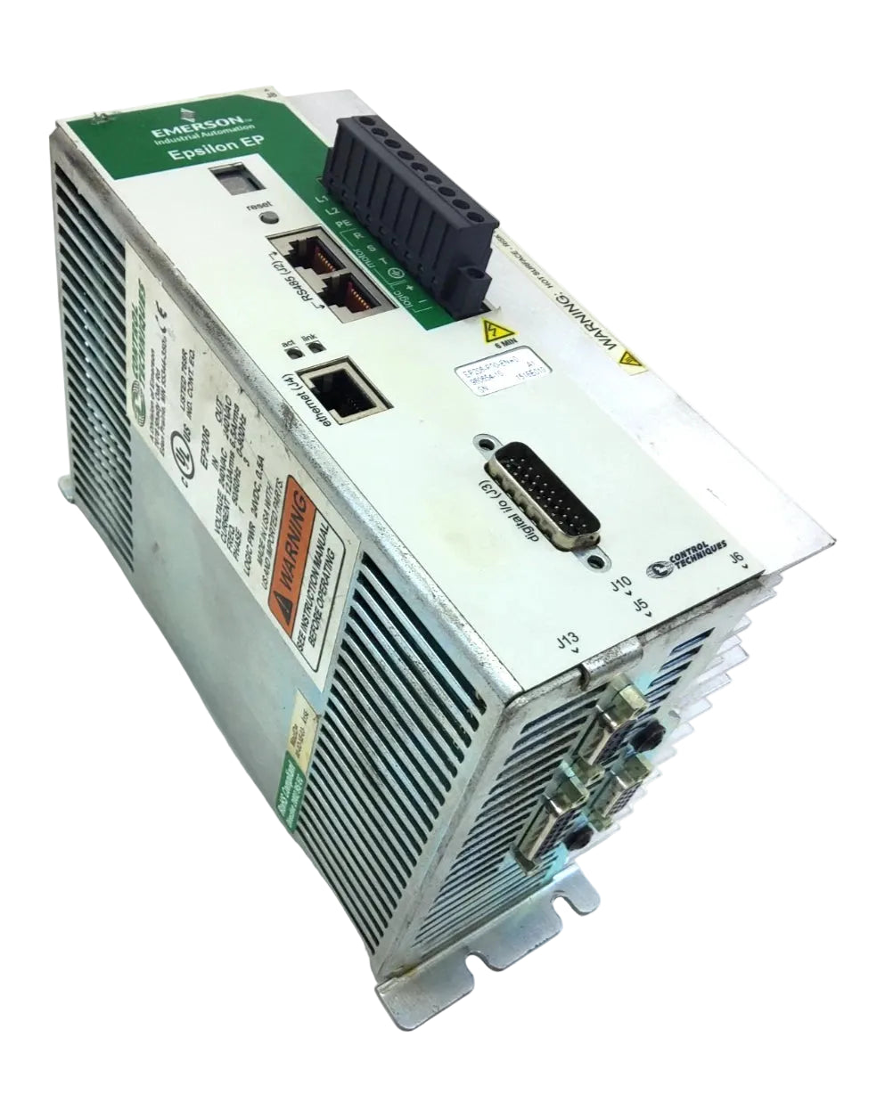 Control Techniques EP206-P00-ENR0 Programmable Servo Drive 230VAC 6.5A Continuous 13A Peak Encoder Feedback