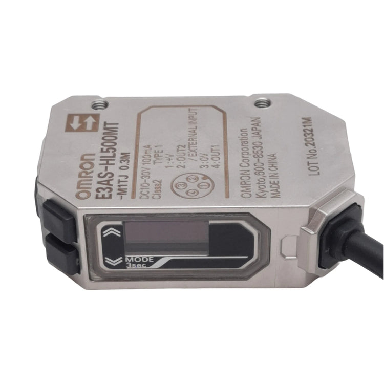 Omron E3AS-HL500MT-M1TJ Laser Photoelectric Sensor 500mm IO-Link PNP