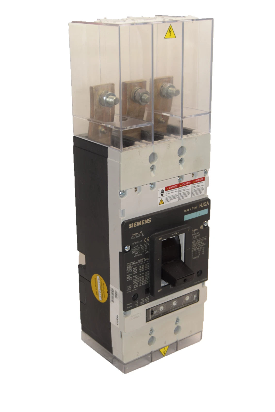 Siemens HJX3P400 3VL 400A 3-Pole Molded Case Circuit Breaker 690V Rotary