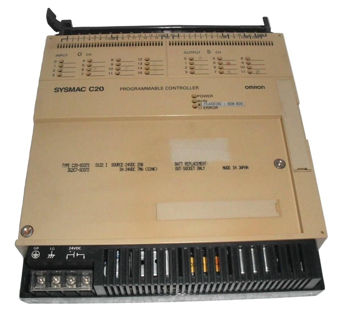 C20-SC072 | Omron C20 Programmable Controller