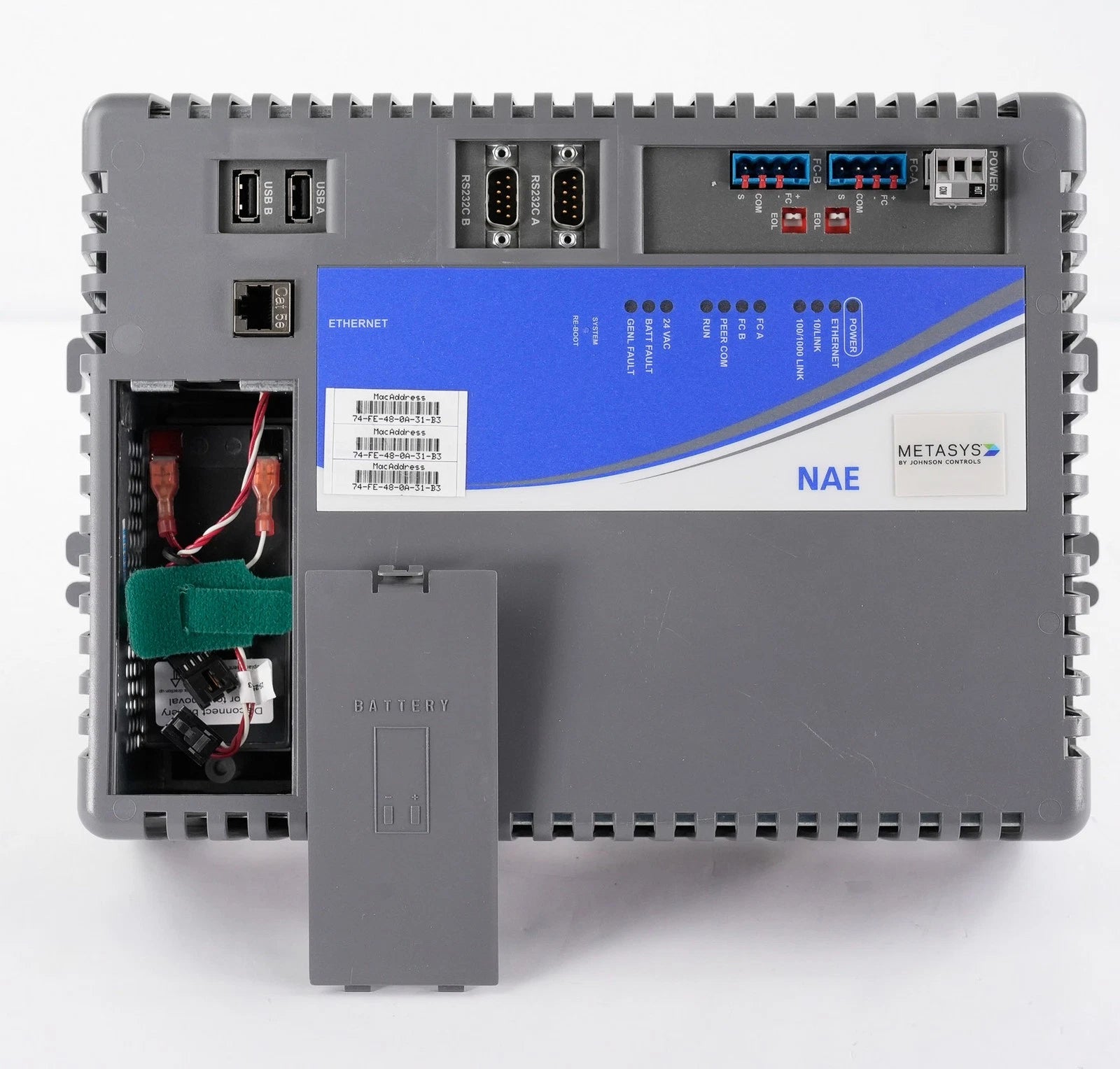 Johnson Controls MS-NAE5510-3 Metasys Network Automation Engine Supervisory Controller