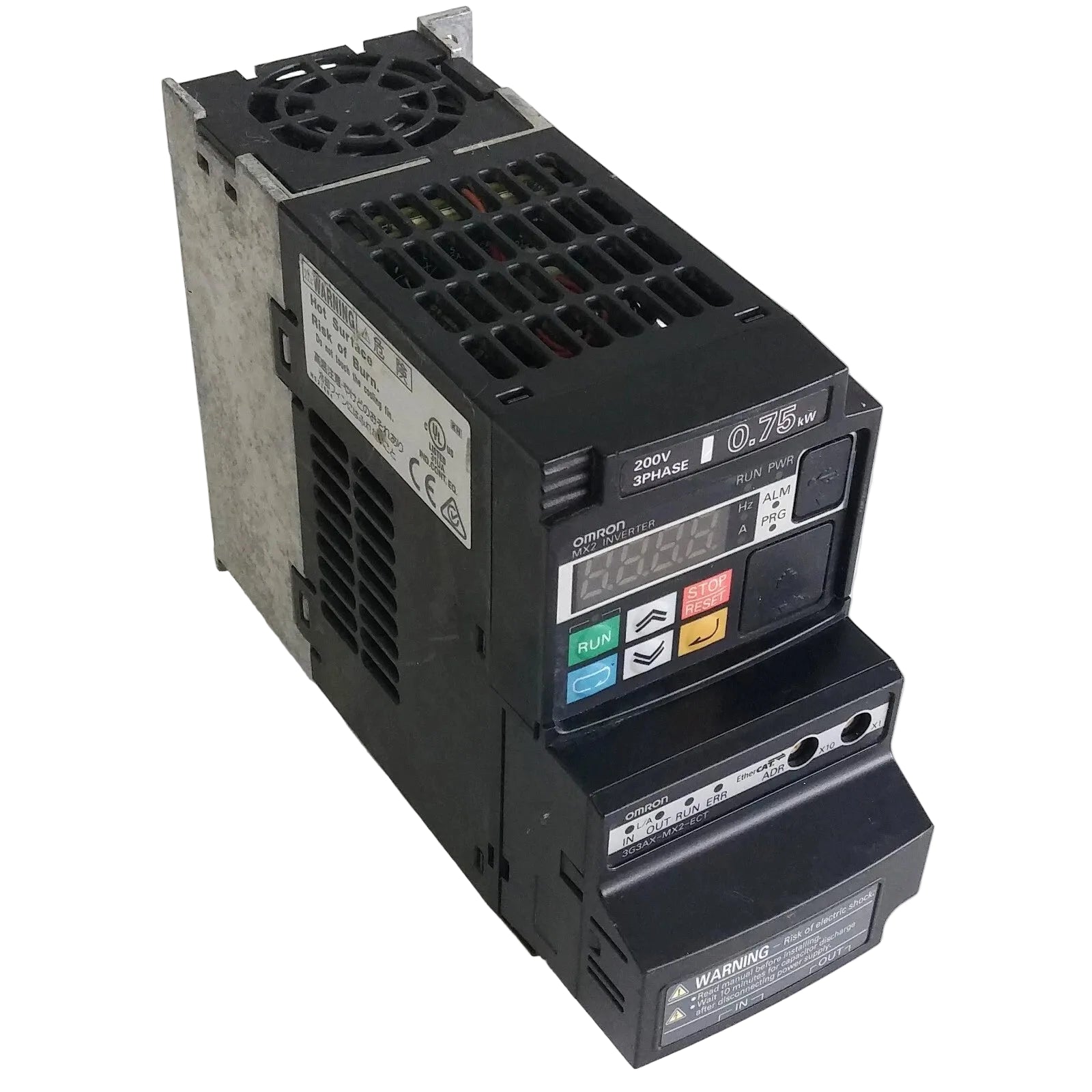 3G3MX2-A2007-V1 | Omron MX2 Series Inverter Drive, 0.75 kW, 240 VAC, 3-Phase