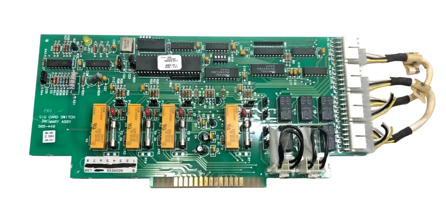 Simplex 565-449 4100 Universal Multi-Channel Signal Card Switch Assembly