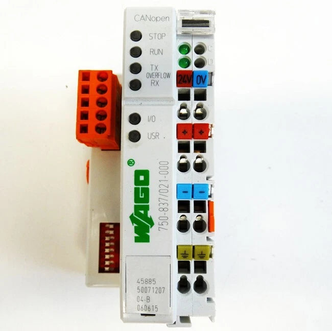750-837/021-000 | WAGO CANopen Compact Controller with Integrated I/O