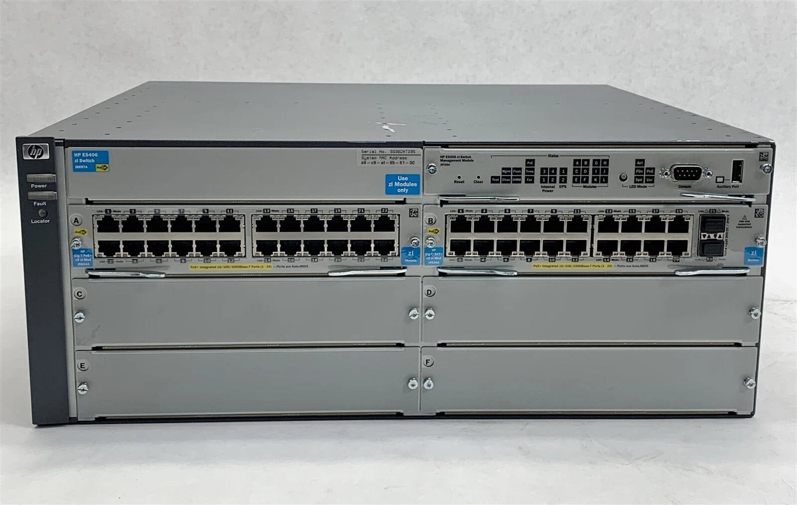 J8697A | HP Networking ProCurve Switch 5406zl Intelligent Edge