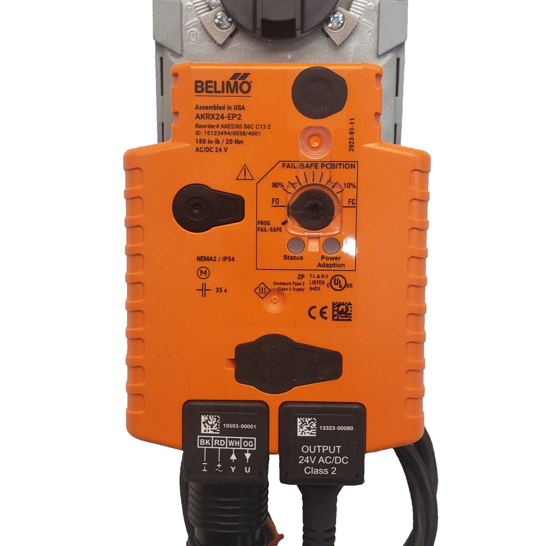AKRX24-EP2 | Belimo 24V Modulating Spring Return Valve Actuator 180 In Lb