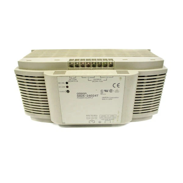S82K-24024T | Omron 24VDC 10A 240W Switching Power Supply