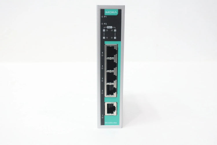 Moxa EDS-G205A-4PoE 5-Port Gigabit Industrial PoE+ Ethernet Switch