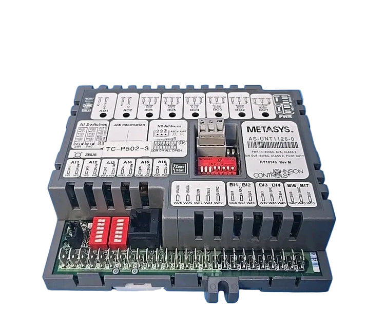 Johnson Controls AS-UNT1126-0 Unitary HVAC Controller with 6 Analog Inputs and Metasys N2 Communication