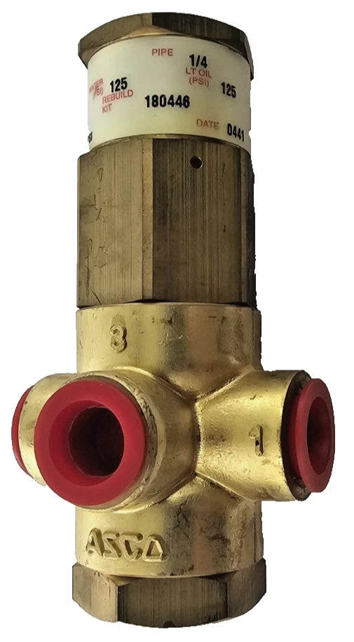 ASCO P320A9 Series 320 3-Way 1/4" Air Operated Valve