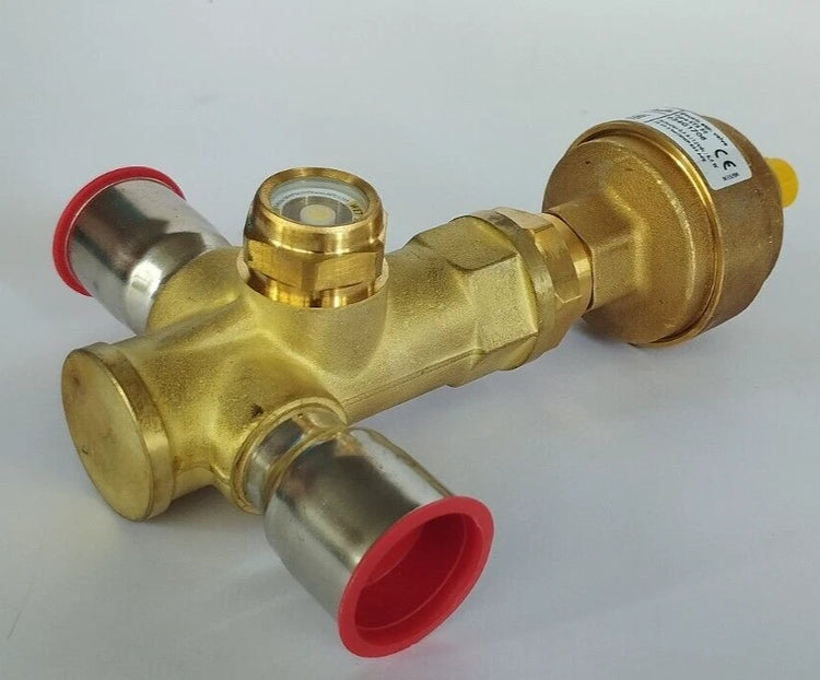 Danfoss 034G1706 ETS 50 Electric Expansion Valve with 1 1/8-Inch Solder Connections and Sight Glass