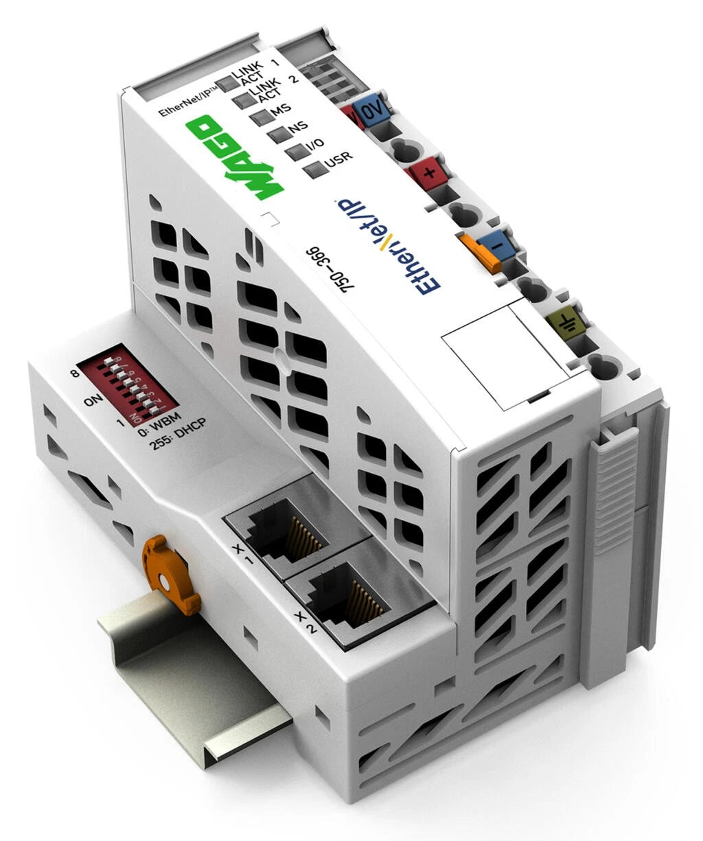 750-366 | Wago EtherNet/IP Fieldbus Coupler with DLR Support for WAGO I/O System