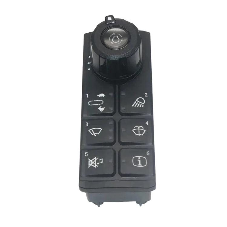 Caterpillar 478-8977 Rotary Dial 6-Button Keypad Module for Heavy Equipment Operator Controls