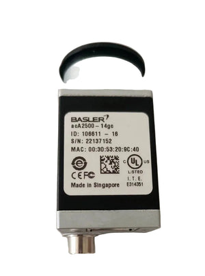 Basler ACA2500-14GC Color GigE Camera with MT9P031 CMOS Sensor