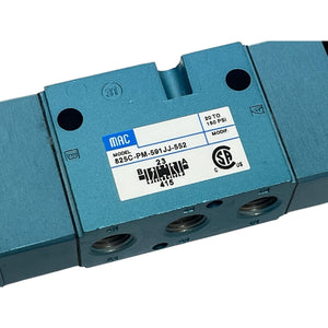MAC Valves Inc. 825C-PM-591JJ-552 5/3-Way Solenoid Valve